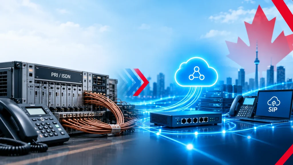 Bell Megalink PRI Canada destandardization and business voice migration in Canada